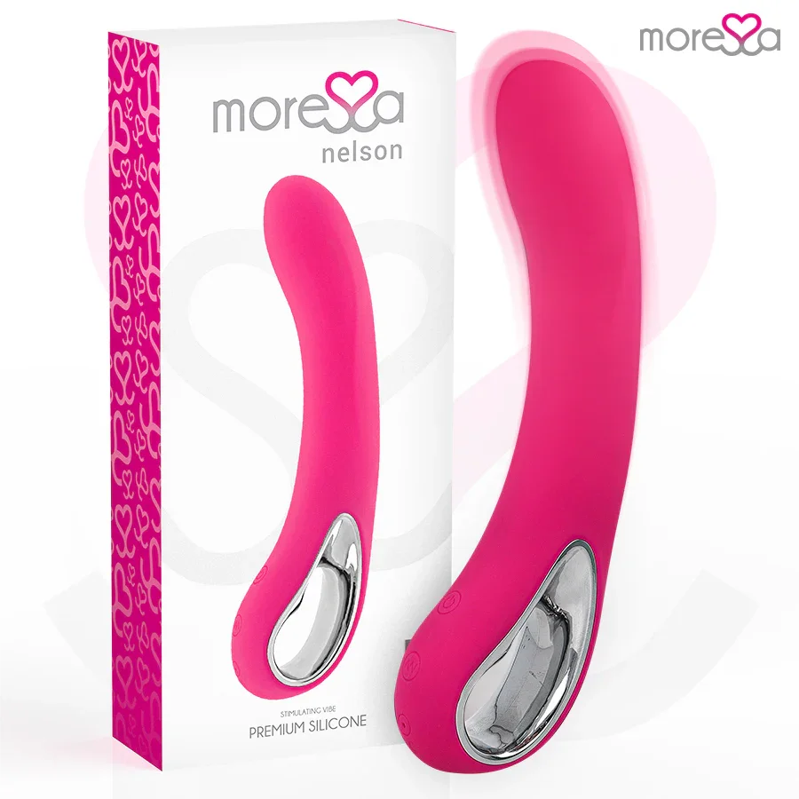 MORESSA - NELSON MASAJEADOR PUNTO G PREMIUM SILICONE RECARGABLE - Nuvica