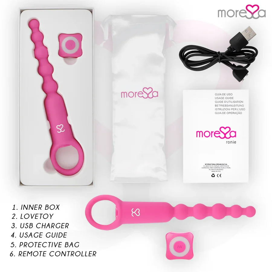 MORESSA - RONIE POTENTE ROSARIO ANAL CONTROL REMOTO ROSA - Nuvica