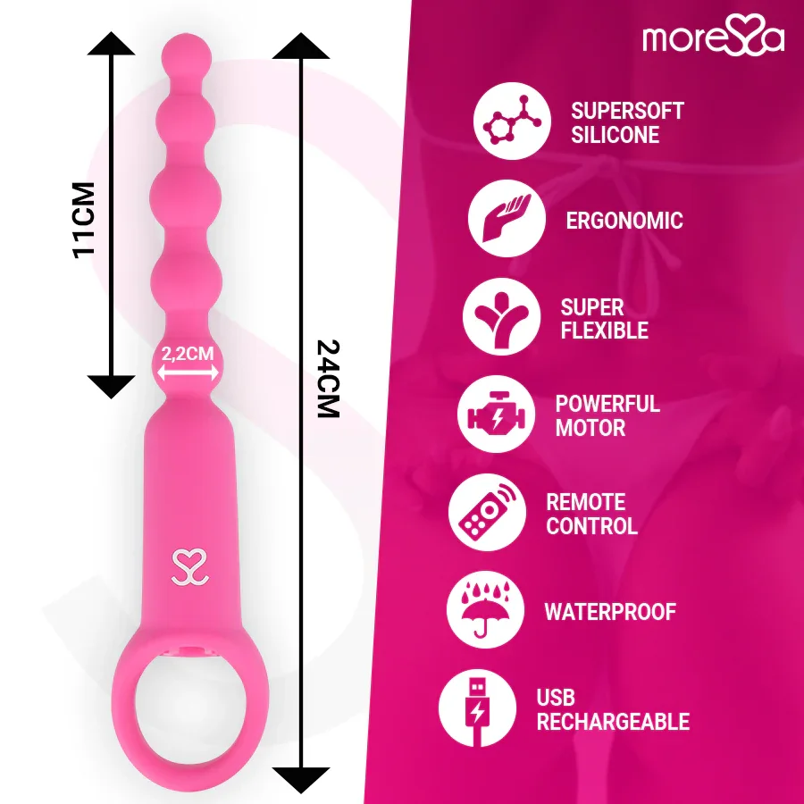 MORESSA - RONIE POTENTE ROSARIO ANAL CONTROL REMOTO ROSA - Nuvica