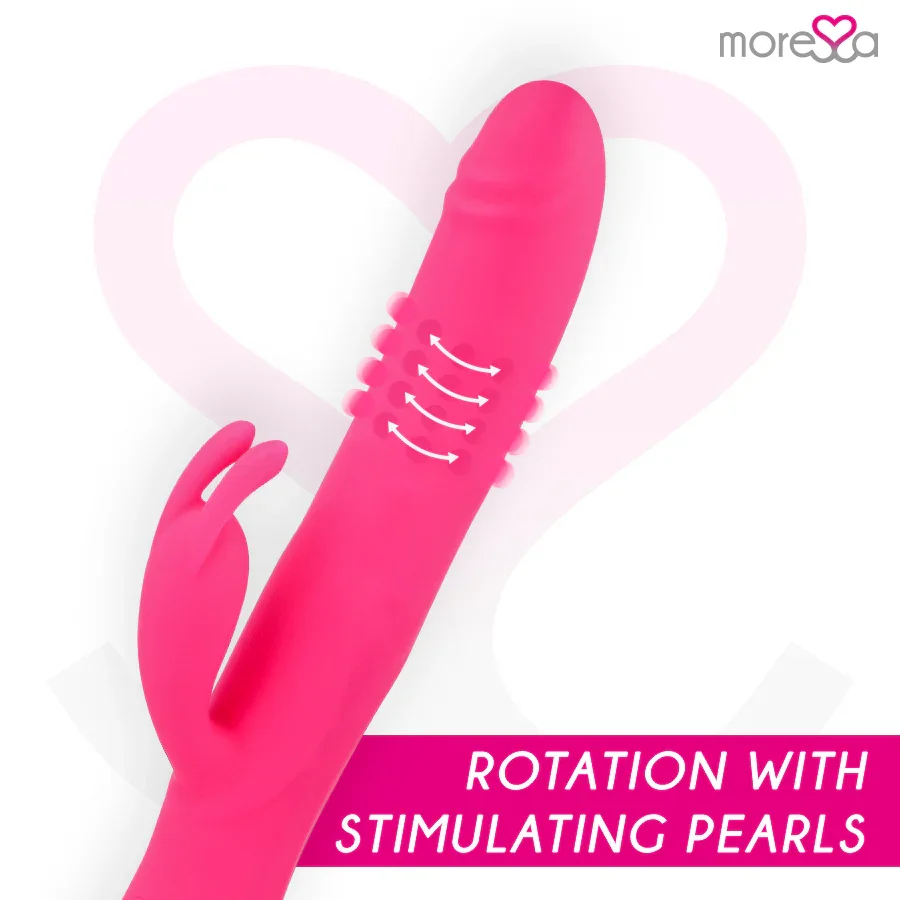 MORESSA - SOMER ROTADOR PERLADO Y POTENTE VIBRACIÓN SILICONA PREMIUM - Nuvica