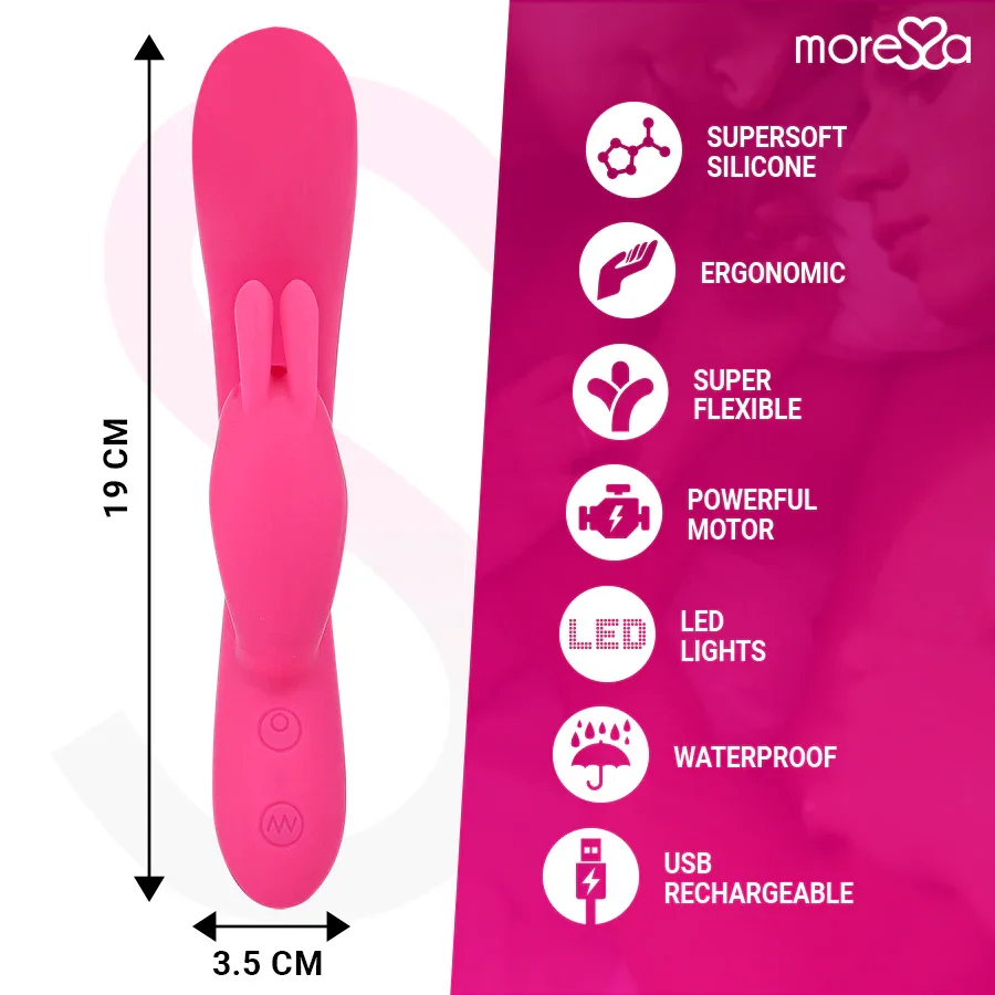 MORESSA - TELMO TICKLING CLITORIAL PREMIUM SILICONE RECARGABLE - Nuvica
