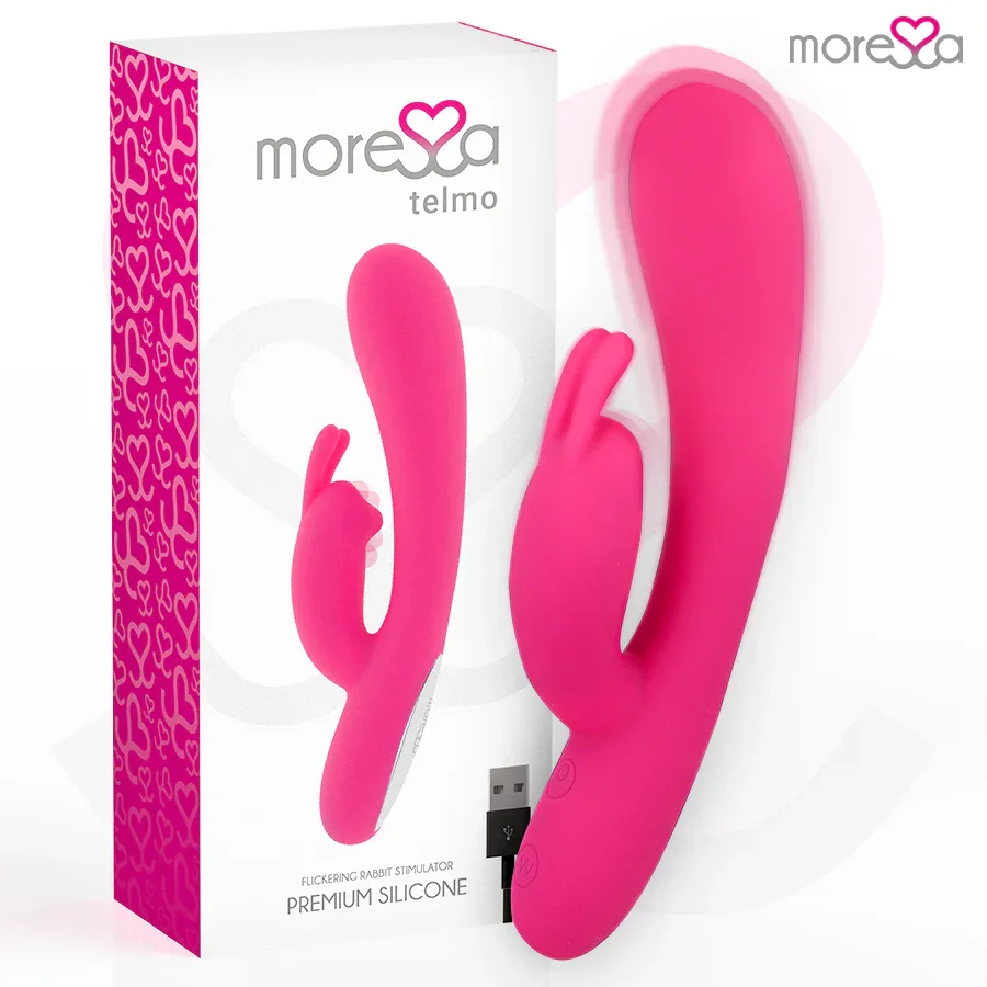 MORESSA - TELMO TICKLING CLITORIAL PREMIUM SILICONE RECARGABLE - Nuvica