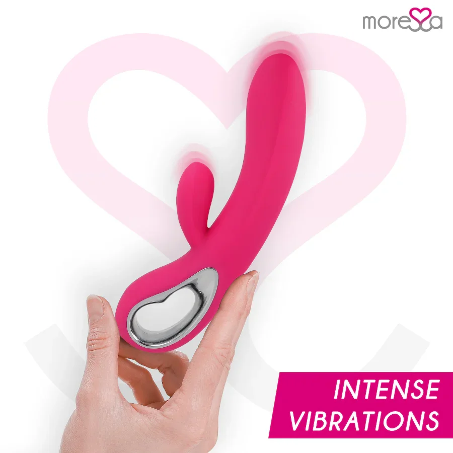 MORESSA - TROY MASAJEADOR PUNTO G Y CLITORIS PREMIUM SILICONE RECARGABLE - Nuvica