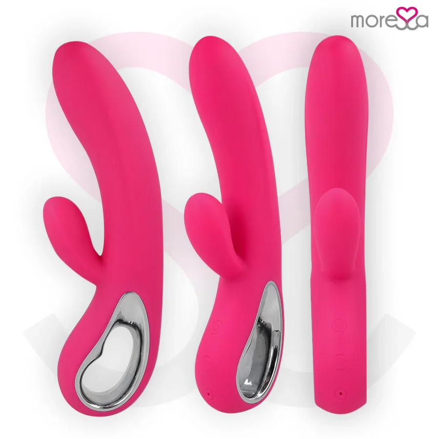 MORESSA - TROY MASAJEADOR PUNTO G Y CLITORIS PREMIUM SILICONE RECARGABLE - Nuvica