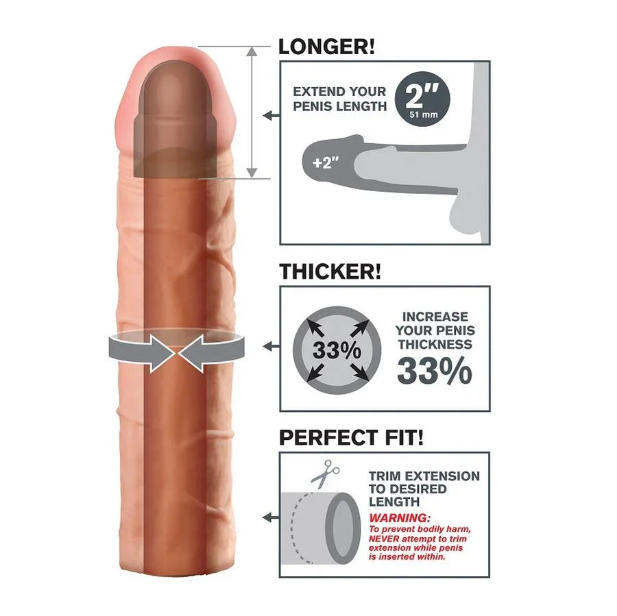 FANTASY X- TENSIONS - PERFECT 2 EXTENSIÓN PARA EL PENE - Nuvica