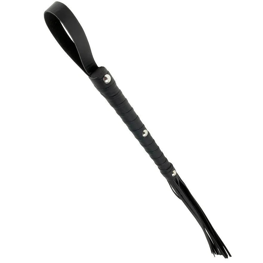 FETISH FANTASY LIMITED EDITION - LATIGO AZOTADOR PIEL NEGRO - Nuvica