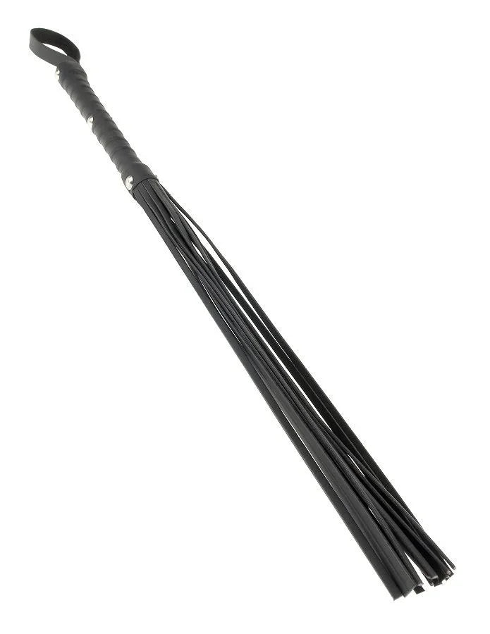FETISH FANTASY LIMITED EDITION - LATIGO AZOTADOR PIEL NEGRO - Nuvica