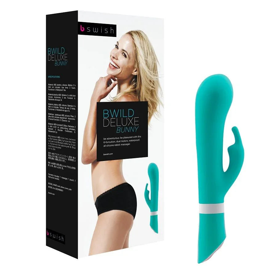 B SWISH - BWILD DELUXE BUNNY RABBIT VIBRATOR JADE - Nuvica