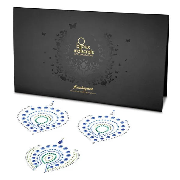 BIJOUX - INDISCRETS FLAMBOYANT AZUL & VERDE - Nuvica