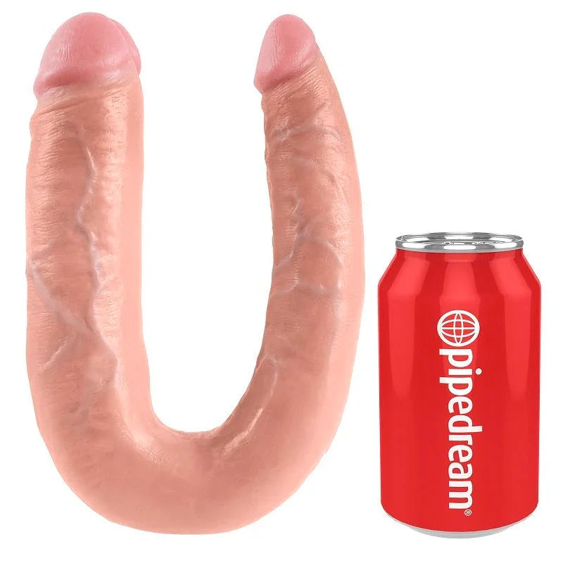 KING COCK - DILDO DOBLE PENETRACIÓN 17.8 CM NATURAL - Nuvica