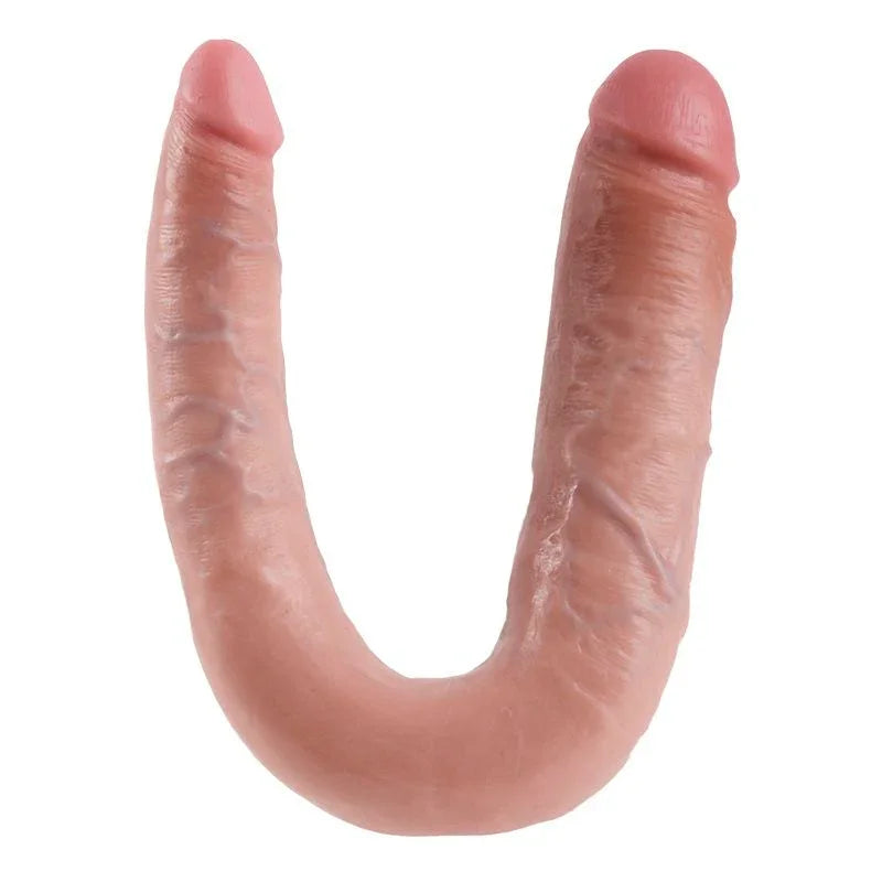 KING COCK - DILDO DOBLE PENETRACIÓN 17.8 CM NATURAL - Nuvica