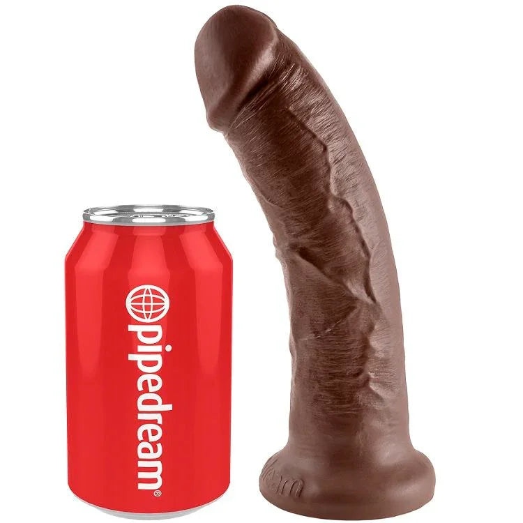 KING COCK - 8 PENE MARRÓN 20.3 CM - Nuvica