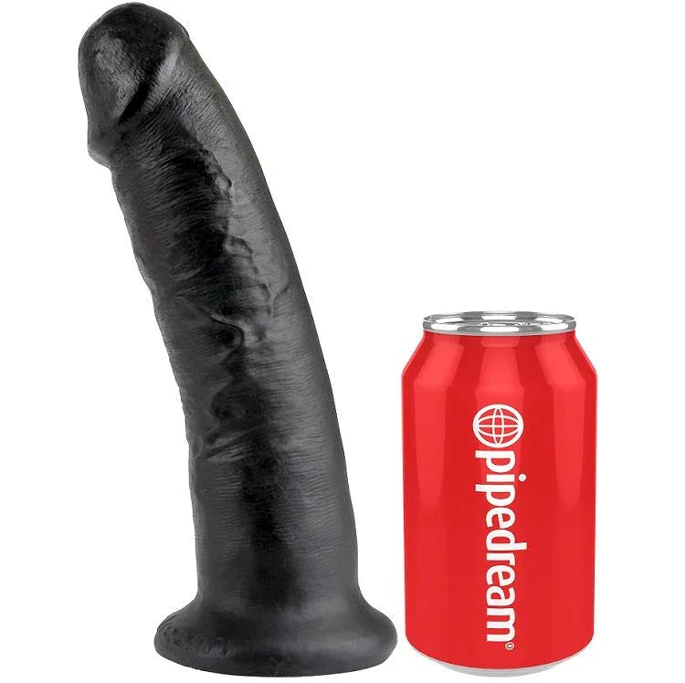KING COCK - 9 PENE NEGRO 22.9 CM - Nuvica