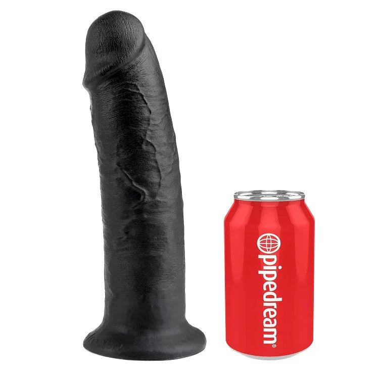 KING COCK - 10 PENE NEGRO 25 CM - Nuvica