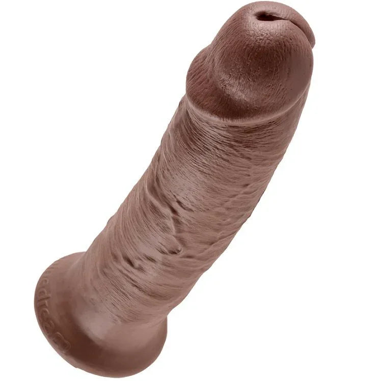KING COCK - 10 PENE MARRÓN 25.4 CM - Nuvica