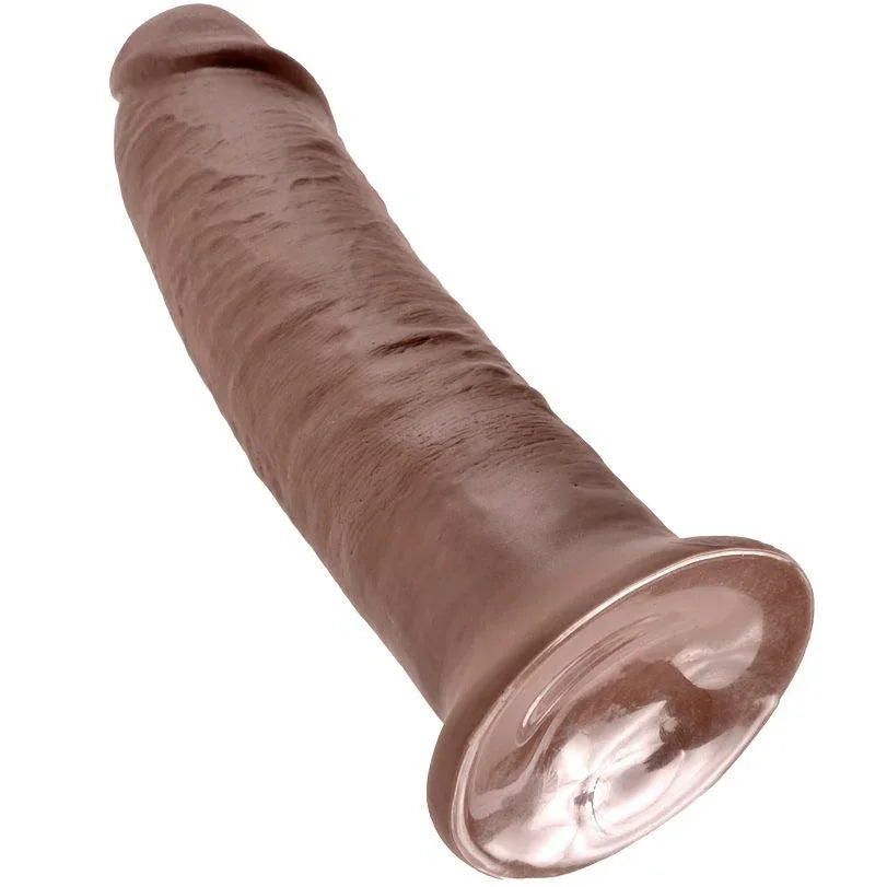 KING COCK - 10 PENE MARRÓN 25.4 CM - Nuvica