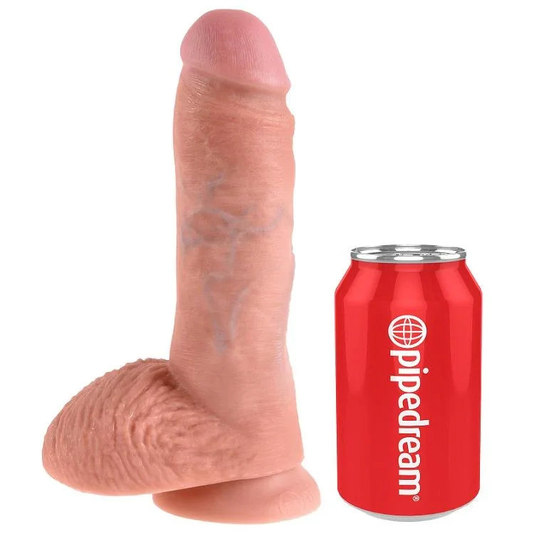 KING COCK - 8 PENE REALÍSTICO NATURAL 20.3 CM - Nuvica