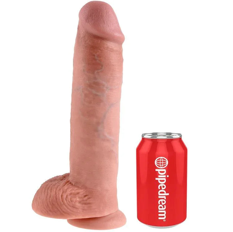 KING COCK - 11 PENE REALÍSTICO NATURAL 28 CM - Nuvica