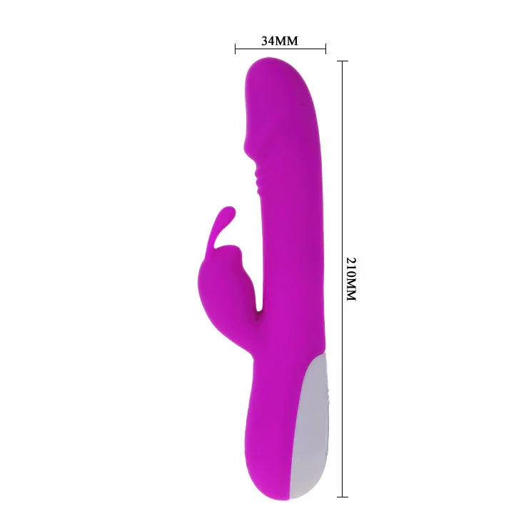 PRETTY LOVE - FLIRTATION VIBRADOR CON ESTIMULADOR CLITORIS ROBERT - Nuvica