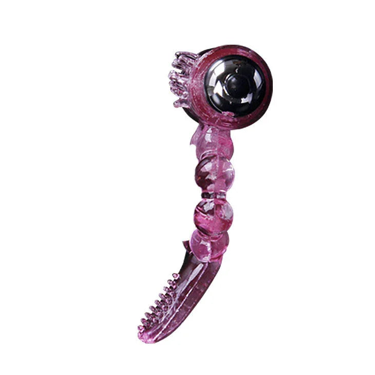 BAILE - ANILLO SILICONA 10 RITMOS LENGUA CON VIBRACIÓN ROSA - Nuvica