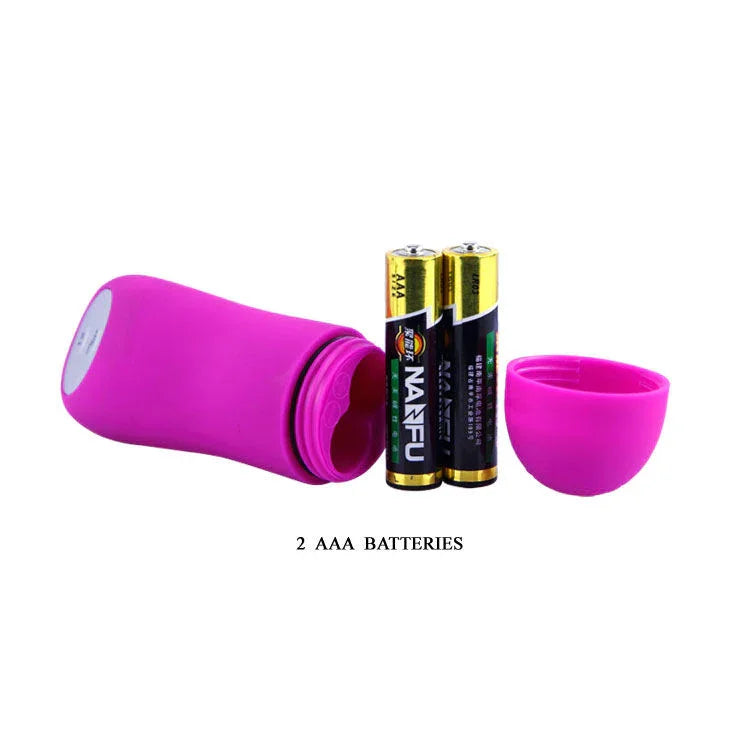 BAILE - ESTIMULADOR DE CLÍTORIS MARIPOSA LOVE EGGS 12 VELOCIDADES LILA CONTROL REMOTO - Nuvica