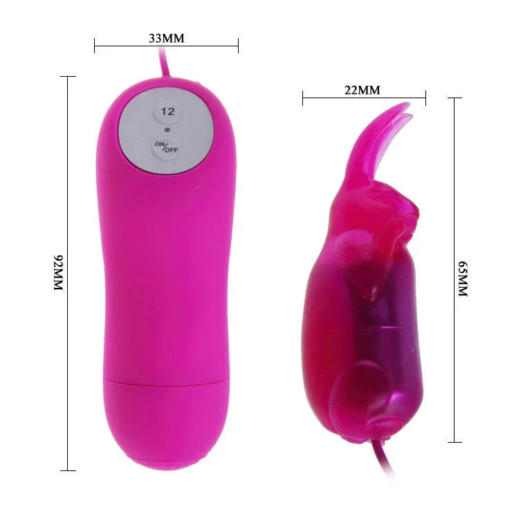 BAILE - CUTE SECRET CONEJITO VIBRADOR 12 VELOCIDADES - Nuvica