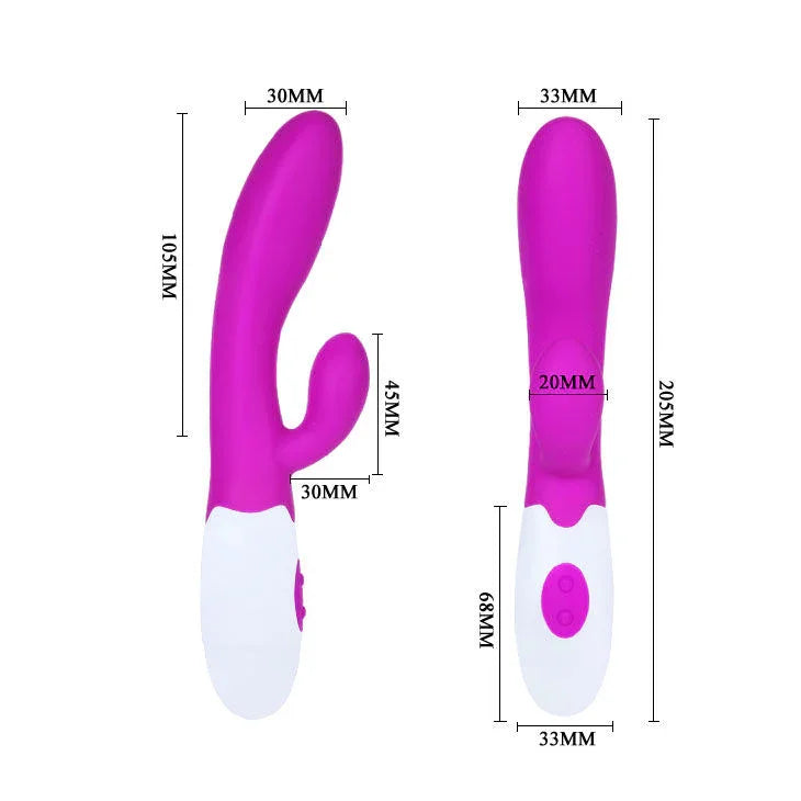 PRETTY LOVE - FLIRTATION VIBRADOR CON ESTIMULADOR CLITORIS ALVIS - Nuvica