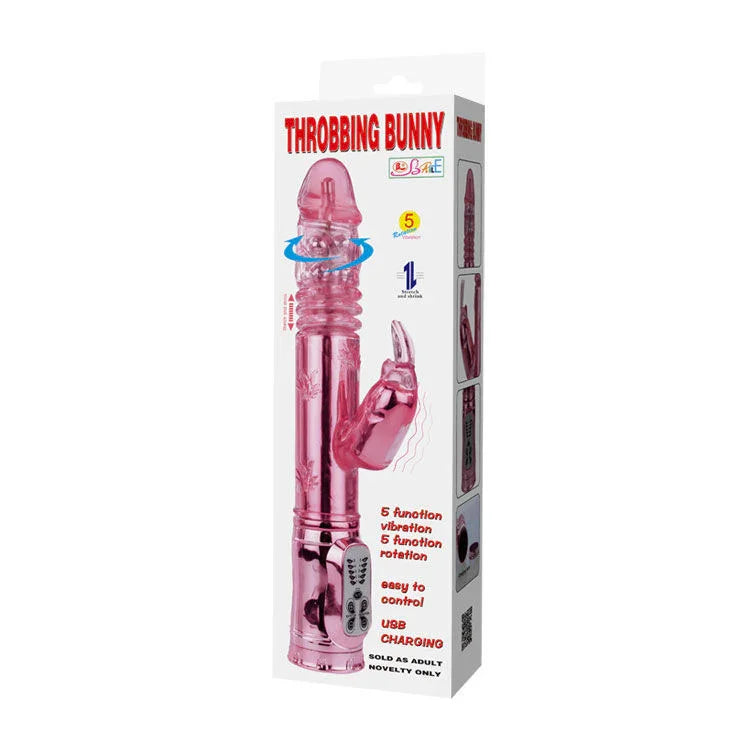 BAILE - THROBBING BUNNY ROTADOR RAMPANTE ROSA - Nuvica
