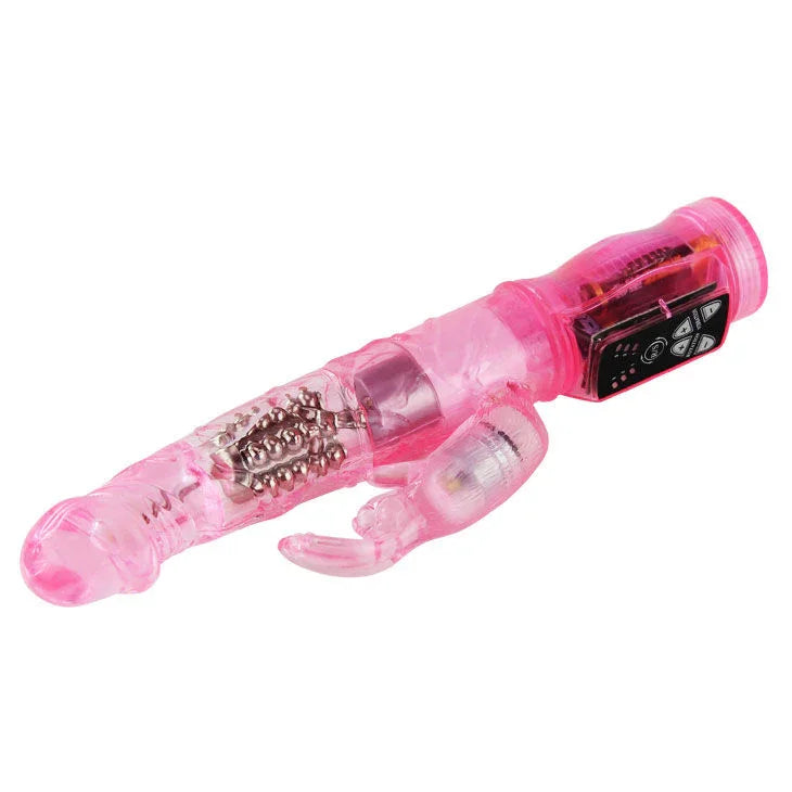 BAILE - MINI ROTADOR RABBIT ROSA SUPERESTIMULADOR - Nuvica