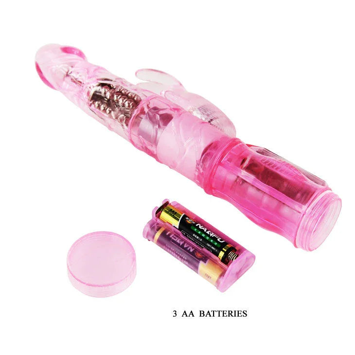 BAILE - MINI ROTADOR RABBIT ROSA SUPERESTIMULADOR - Nuvica