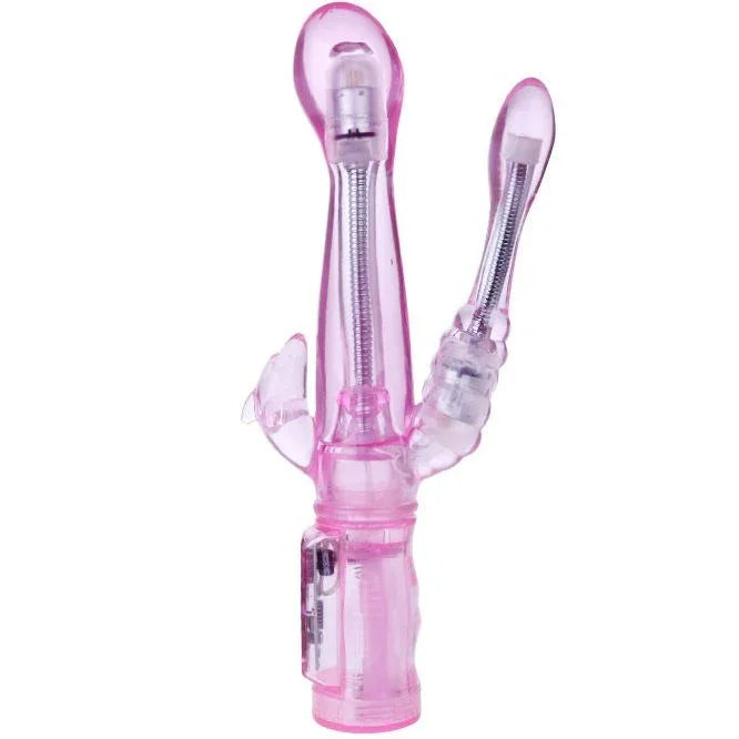 BAILE - VIBRADOR FLEXIBLE CON ESTIMULADOR ANAL - Nuvica
