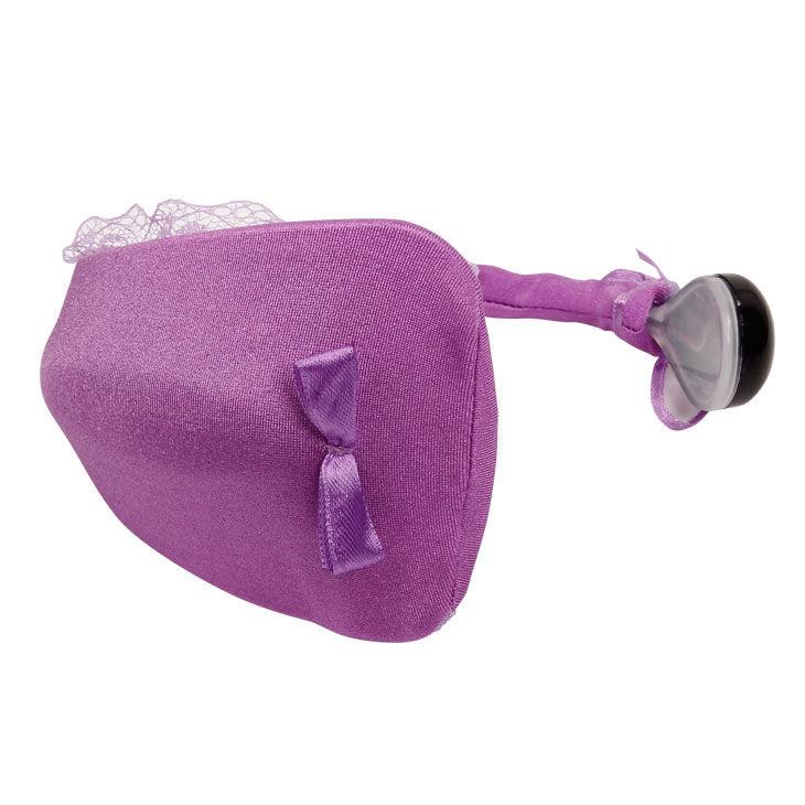 BAILE - TANGA CON VIBRADOR CON CONTROL REMOTO LILA - Nuvica
