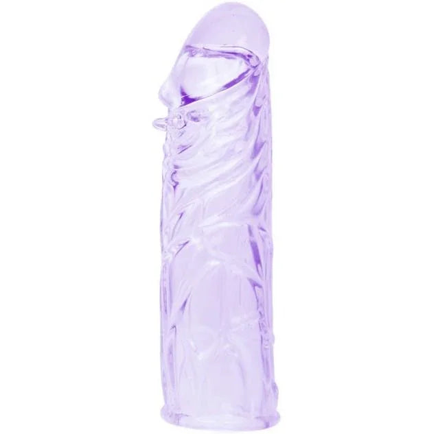 BAILE - FUNDA LILA PARA EL PENE EN SILICONA ADAPTABLE 13 CM - Nuvica