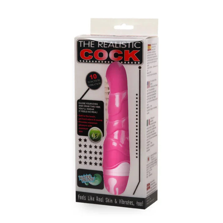 BAILE - THE REALISTIC COCK ROSA 21.8 CM - Nuvica