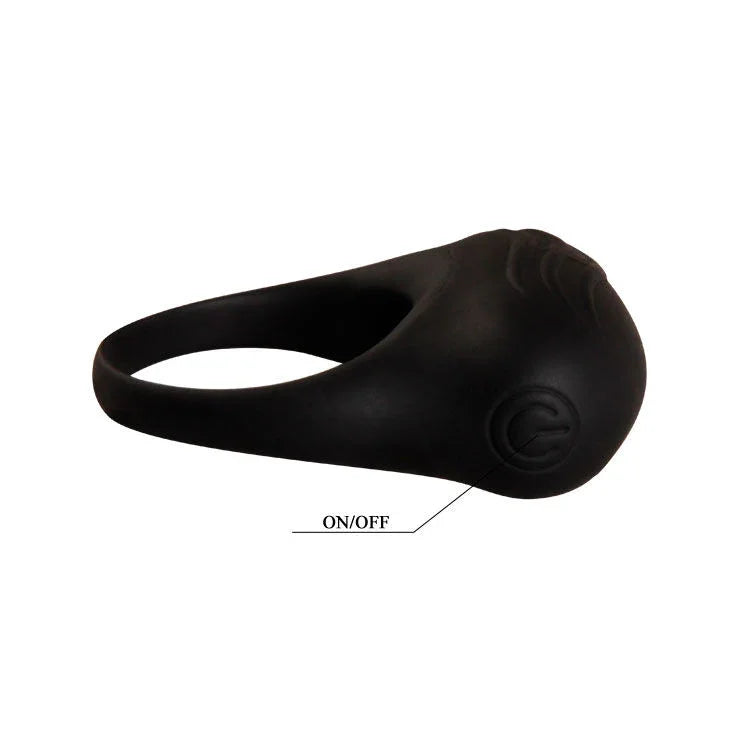 PRETTY LOVE - BERTRAM ANILLO VIBRADOR NEGRO - Nuvica