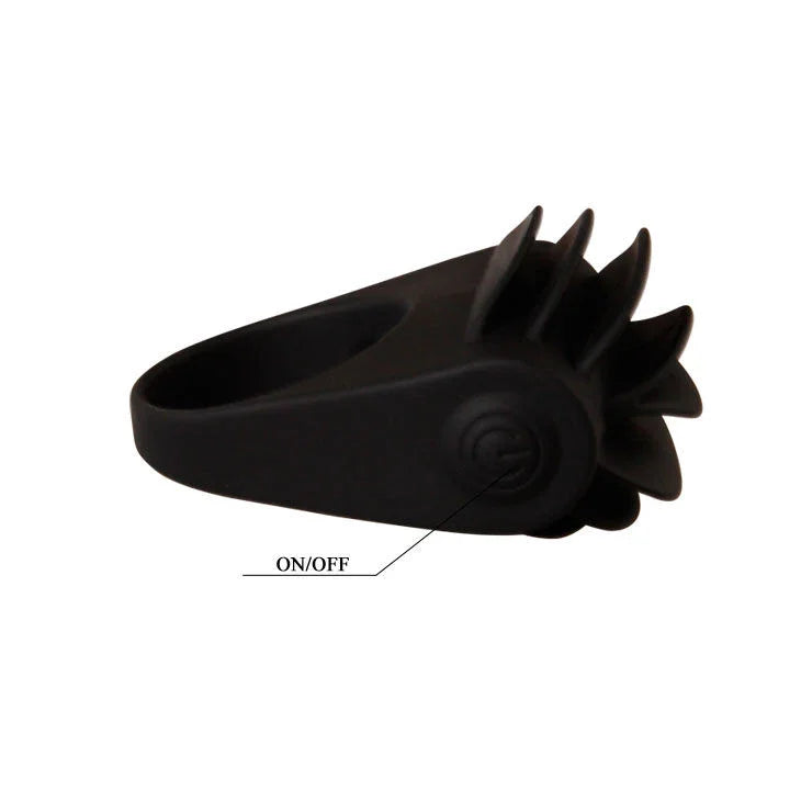 PRETTY LOVE - CHESTER ANILLO VIBRADOR NEGRO - Nuvica