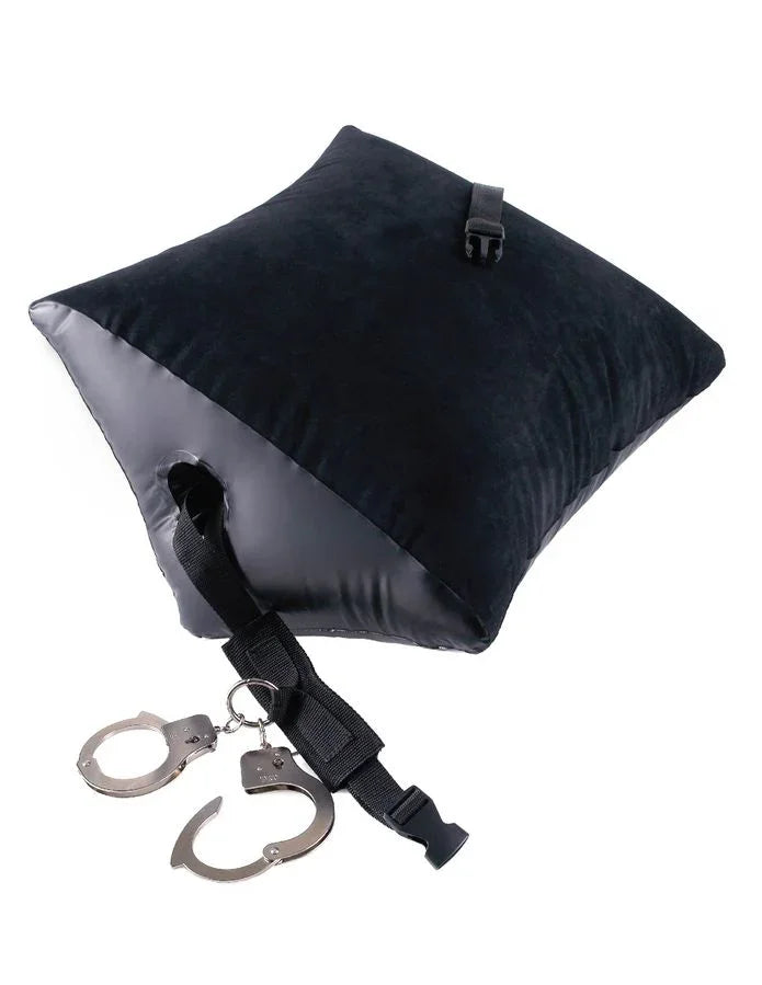 FETISH FANTASY SERIES - ALMOHADA HINCHABLE POSICION MASTER CON ESPOSAS - Nuvica