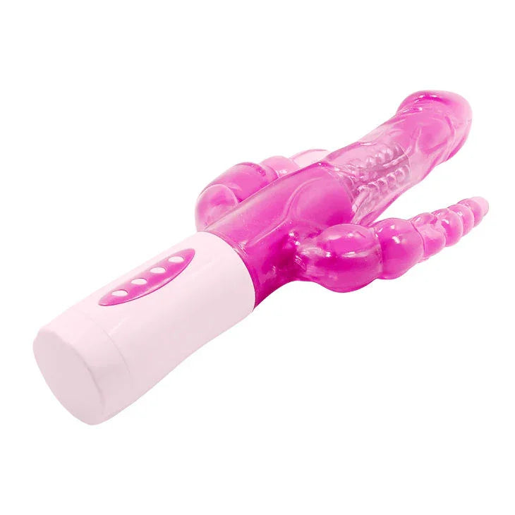 BAILE - PRETTY BUNNY TRIPLE VIBRADOR ROTADOR - Nuvica