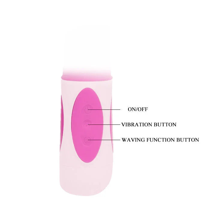 BAILE - PRETTY BUNNY TRIPLE VIBRADOR ROTADOR - Nuvica