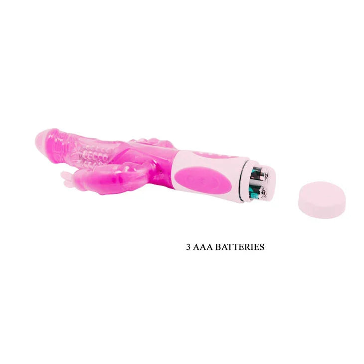 BAILE - PRETTY BUNNY TRIPLE VIBRADOR ROTADOR - Nuvica