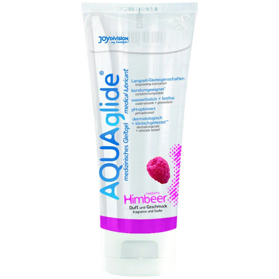 JOYDIVISION AQUAGLIDE - LUBRICANTE SABOR FRAMBUESA 100 ML - Nuvica