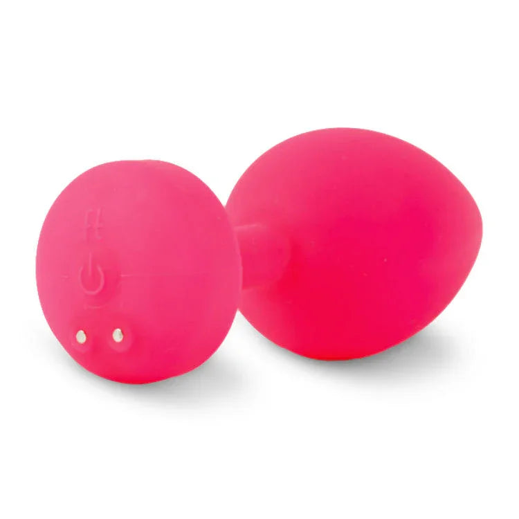 G-VIBE - FUNTOYS GPLUG ANAL VIBRADOR RECARGABLE PEQUEÑO ROSA NEON 3CM - Nuvica