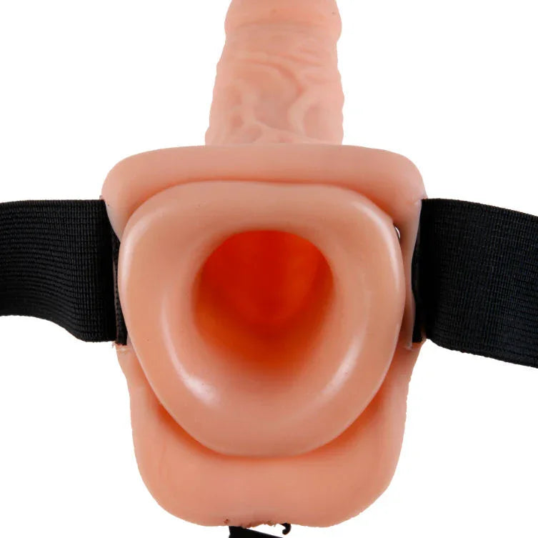 FETISH FANTASY SERIES - 11 ARNES VIBRADOR CON TESTICULOS HUECO MAN 27.9 CM NATURAL - Nuvica