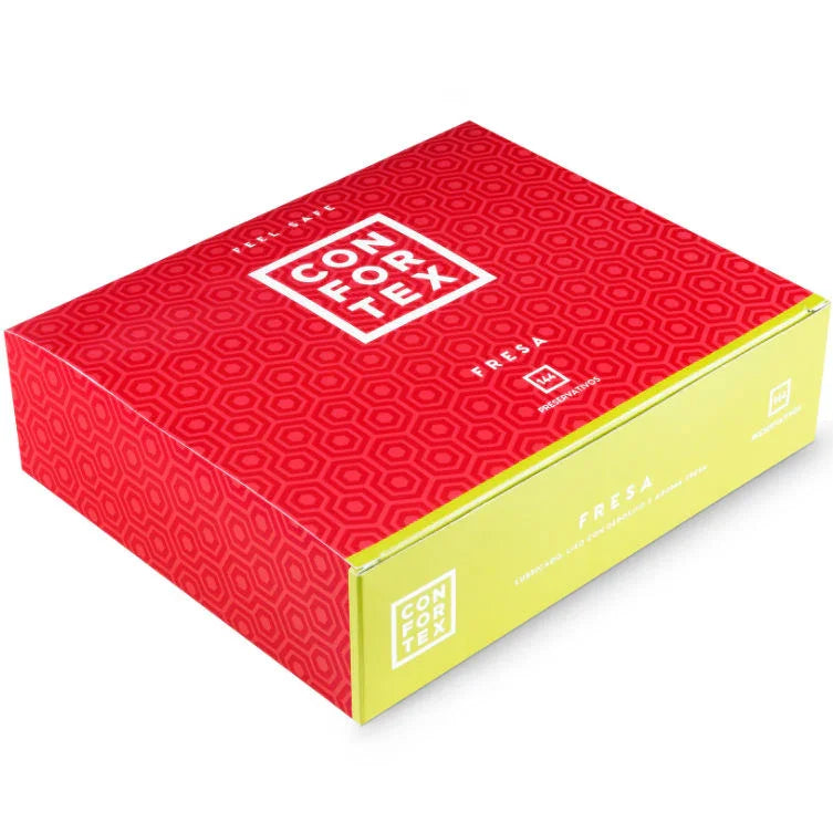 CONFORTEX - PRESERVATIVOS FRESA CAJA 144 UDS - Nuvica