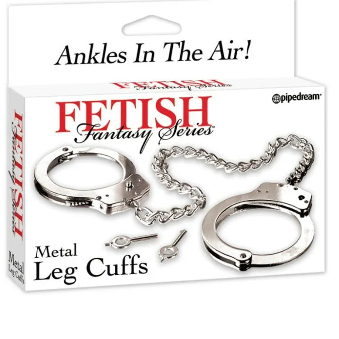 FETISH FANTASY SERIES - ESPOSAS DE METAL PARA PIERNAS - Nuvica