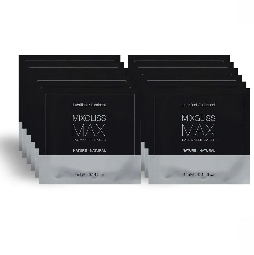 MIXGLISS - MAX LUBRICANTE DILATADOR ANAL PACK 12 MONODOSIS 4ML - Nuvica