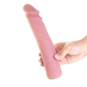 BAILE - DILDO SILICONA TACTO PIEL REALÍSTICO 23 CM - Nuvica