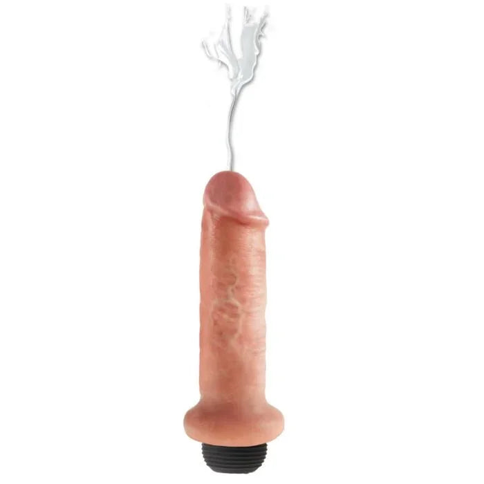 KING COCK - DILDO SQUIRTING 17.8 CM NATURAL - Nuvica