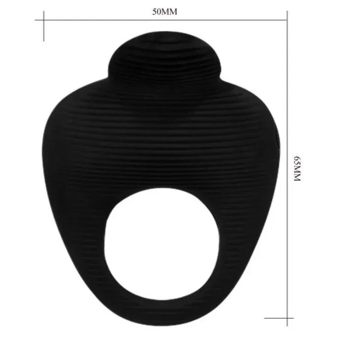 PRETTY LOVE - THIMBLE ANILLO VIBRADOR NEGRO - Nuvica