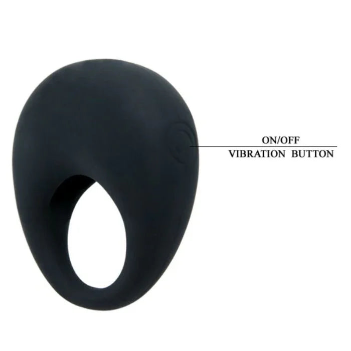 PRETTY LOVE - TRAP ANILLO VIBRADOR NEGRO - Nuvica